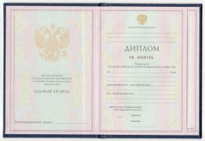 Диплом техникума — колледжа 1997-2003 г.