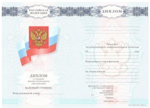 Диплом техникума — колледжа 2007-2010 г.